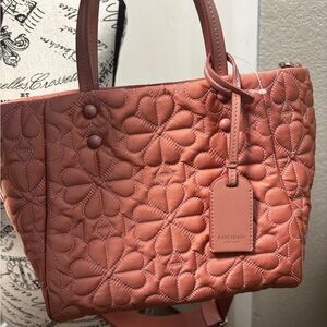 Kate Spade Tilly Pink Quilted Tote ♠️ NWT